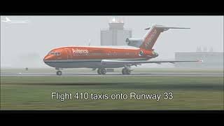 Avianca Flight 410  Crash Animation [upl. by Eriam]