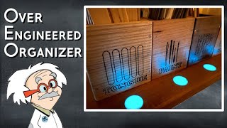 Making the Scrap Wood Workshop Stuff Organizer  It Glows [upl. by Fleisher805]