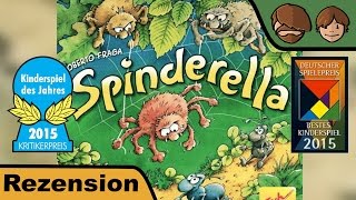 Spinderella Kinderspiel des Jahres 2015  Deutscher Kinderspielepreis 2015  Review [upl. by Adnilg]