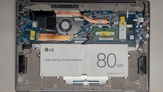 LG Gram 17Z90N 17Z90NRAAC8U1 Disassembly RAM SSD Hard Drive Upgrade Battery Replacement Repair [upl. by Naesal216]