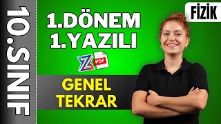 10sınıf fizik 1dönem 1yazılıya hazırlık  GENEL TEKRAR KONU ANLATIMI  2024 2025 📂PDF [upl. by Udella]