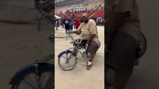 Lowrider Bike With Air Bags lowrideraddicts shortsfeed lowridergang lowrideraddictstv [upl. by Hsepid]