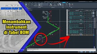 Autocad Plant 3D  Menambahkan Material Instrument di Tabel BOM [upl. by Seth]