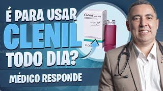 É correto usar CLENIL todos dos dias Médico pneumologista responde [upl. by Llerrot]