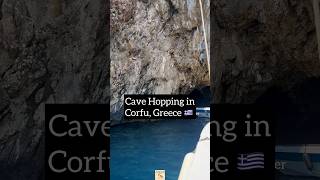 Cave Hopping in Corfu Greece 🇬🇷 is a must ❤️🇬🇷 corfu [upl. by Aicenat]