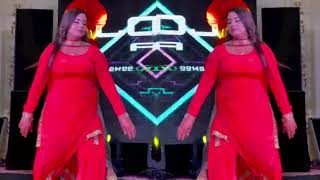 Girl in Red SatinSilk Dance with Punjabi Song [upl. by Ecerehs]