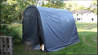 Shelter Logic 10x10 UTV Shed Long Term Review [upl. by Mora]