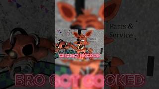 FNAF ORIGINAL FOXY BEATS UP NIGHTMARE FOXY videogamecharacter fnaf edit [upl. by Weiman]