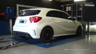 Reprogrammation Moteur Mercedes A 220 cdi 170cv  196cv Digiservices Paris Dyno [upl. by Breech413]