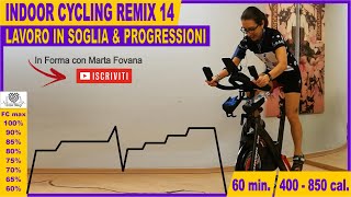 LAVORO IN SOGLIA E PROGRESSIONI  Lezione completa di spinning  ⏱ 60 minuti di Indoor Cycling 14 [upl. by Aihseuqram317]