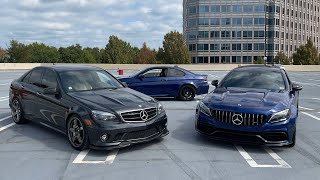 Mercedes W204 vs W205 C63 AMG  Long Live the V8 [upl. by Englebert132]