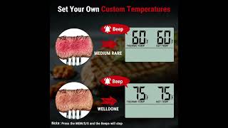 ThermoPro TP16 Large LCD Digital Cooking Food Meat Thermometer [upl. by Blane]