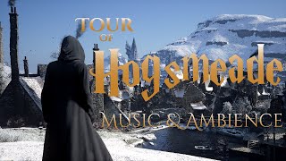 Hogsmeade Shops and Taverns in Winter  Harry Potter Cinematic Ambience [upl. by Eiser]