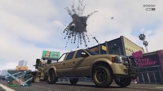 GTA 5  AA Trailer Flak rampage [upl. by Queri137]