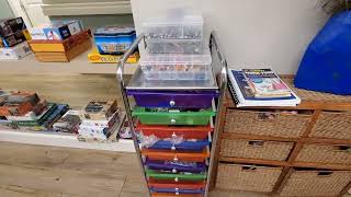 Yaheetech 10 Drawer Cart Rolling Plastic Storage Cart and Organizer Review [upl. by Gabrila]