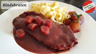 Rindsbraten  Rinderbraten perfekt schmoren Zart amp super lecker 😋 [upl. by Bourgeois]