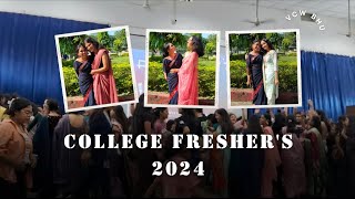 VCW BHU COLLEGE FRESHERS 2024 ✨️👻 [upl. by Newby]