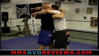 Chuck Liddell  MMA Striking while Pummelling [upl. by Ecirpak]