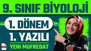 9Sınıf Biyoloji 1Dönem 1Yazılı  YENİ MÜFREDAT  20242025 yazılı biyoloji [upl. by Ymas]