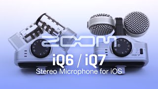 iQ6  iQ7 Stereo Microphone for iOS 字幕付き [upl. by Yrahcaz]