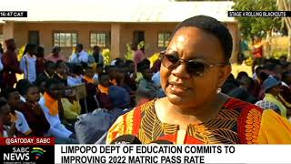 Limpopo Department of Education commits to improving 2022 Matric pass rate [upl. by Elaen]