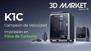 Creality K1C Impresoras 3D Creality 3D MARKET [upl. by Dobson]