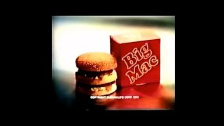 McDonalds Big Mac Song Commercial  1974 [upl. by Esilec]