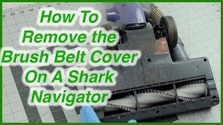 How to Open Brush Roll Bottom Plate on a Shark Navigator Lift Away [upl. by Enilesor331]