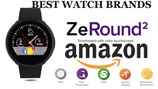 MyKronoz ZeRound2 Smartwatch Review with Circular Color Touchscreen [upl. by Nnail]