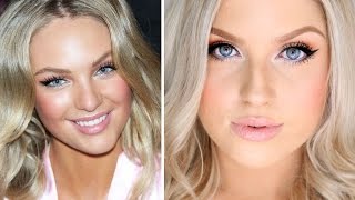 Easy Candice Swanepoel Hair amp Makeup ♡ Youthful amp Radiant [upl. by Avehsile846]