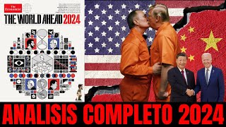 🔴 Análisis completo portada The Economist 2024 en Español The World Ahead y secretos El Hilo Rojo [upl. by Chavey]