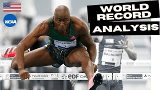 60m Hurdles WORLD RECORD  GRANT HOLLOWAY  Track and Field Technical Analysis [upl. by Anita]