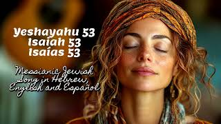 Yeshayahu 53 Isaiah 53 Isaías 53 Hebrew English Español Spanish New Messianic Jewish Praise Song [upl. by Hinze356]