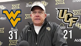 West Virginia 31 UCF 21  Gus Malzahn Press Conference ⚔️🏈 [upl. by Noek926]