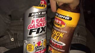 How to Head Gasket Repair Bars Leak Liquid Glass Repair [upl. by Yona]