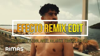 Bad Bunny  Efecto Remix ft Ozuna Anuel AA Myke Towers Jhayco Video Concept [upl. by Ahseuqram]