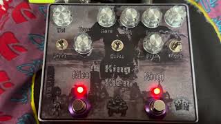 Twilight Zone Electronics  King Klon Overdrive Guitar Pedal Demo [upl. by Udall]