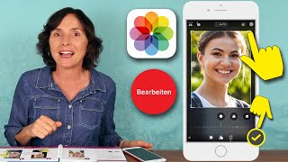 iPhone Kurs für Seniorinnen Teil 24 Fotos bearbeiten [upl. by Mahon]