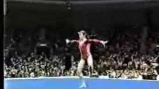 Svetlana Boginskaya  1988 Olympics Team Compulsories  Floor Exercise [upl. by Frum]