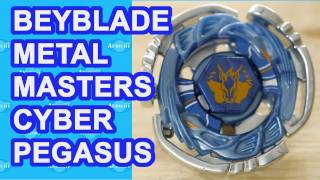 Beyblade Metal Masters Cyber Pegasus BB01 Beyblade Review Unboxing [upl. by Anerat196]