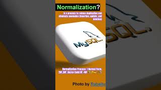 Normalization process eliminates anomalies Insertion update and deletion [upl. by Yehc884]