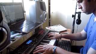 Live Looping Performance on REASON  Novation Impulse 49 [upl. by Llennol]