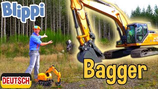 Blippi Deutsch  Blippi besucht eine Baustelle  Abenteuer und Videos für Kinder [upl. by Bone]