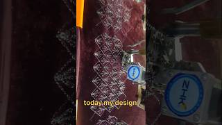 Today my work design lass design embroidery myvlog machine [upl. by Chadwick519]