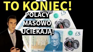 Kurs funta po 6 zł Zapaść GBP Pracy Emeryturm w UK Polacy sprzedają Mieszkania w UK [upl. by Kikelia132]