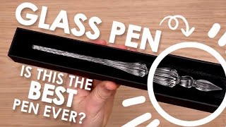 Glass pen review  amazonfind  calligraphy pen [upl. by Ynnaf]