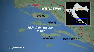 Inselhüpfen  Radfahren auf Dalmatinischen Inseln Kroatien [upl. by Linzy]