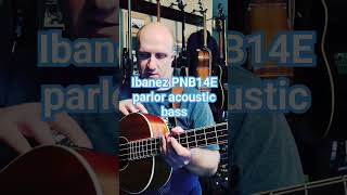 Ibanez PNB14E parlor acousticelectric bass 1minute tour gearreview [upl. by Eniledam627]