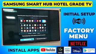 How to Download Apps on Samsung Smart Hub Hospitality Tv Setup [upl. by Arikat767]