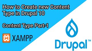 How to Create New Content Type in Drupal 10  Part 1  Drupal Tutorial 19 [upl. by Ahsercal]